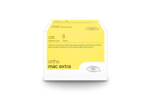 orthomac extra 120 Kapseln - mehr Stärkung für die Sehkraft 