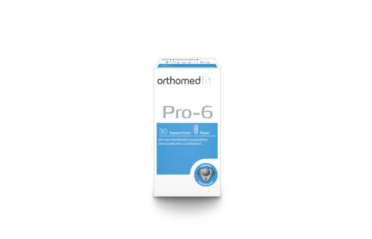 orthomedfit Pro-6  Kapseln 30er - Probiotika und Vitamin C zur Unterstützung der Darmfunktion,des Immunsystems und des Energiestoffwechsels 