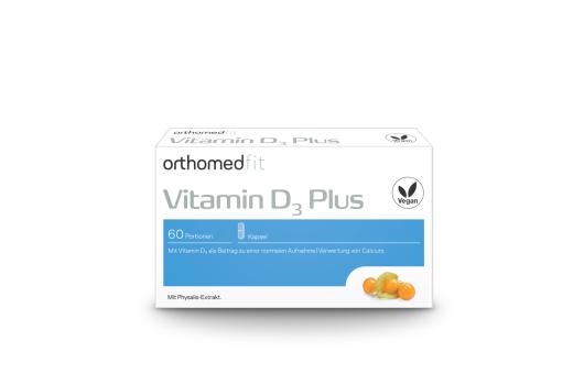 orthomed fit Vitamin D3 Plus Kapseln - 60 Portionen 