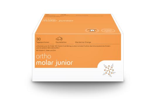 orthomolar junior Kautablette Mandarine-Orange 30er - Mikronährstoffe für Kinder 