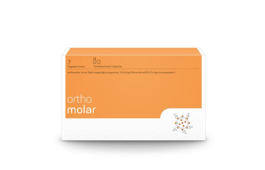 orthomolar Trinkfläschchen 7er - Wichtige Mikronährstoffe für das Immunsystem 
