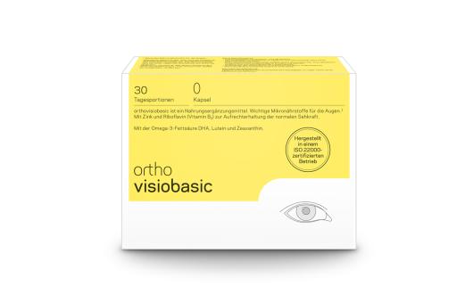 orthovisiobasic Kapseln 30er - Mikronährstoffe für eine augenbewusste Ernährung 