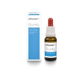 orthomedfit Vitamin D₃+K₂ 560 Tropfen - direkt bioaktive Vitamin-Kombination mit MCT-Öl 