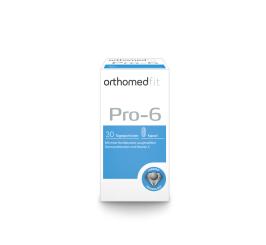 orthomedfit Pro-6  Kapseln 30er - Probiotika und Vitamin C zur Unterstützung der Darmfunktion,des Immunsystems und des Energiestoffwechsels 